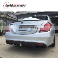 s Class W222 Rear Diffuser Exhasut Tips Muffler Tips Carbon Finber Diffuser for W222 to B Style 2016 2017 MB Auto Parts for W222 thumbnail-4