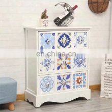 Factory Vintage 9 Drawers Wooden Cabinet thumbnail-1