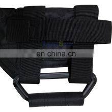 For Jeep JK for Wrangler 2007-2017 Hand Hold Fabric+Aluminum Alloy 2/4 Door Handle Cover Trim Accessories 07-17 thumbnail-5