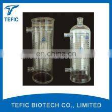 Glass Coiled Inner Tube Condenser for Sale, Glass Water Heat Exchanger, Cheap Reflux Condenser thumbnail-2