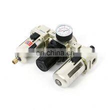 SNS Pneumatic AC Series FRL Unit Air Source Treatment Combination Air Filter Pressure Regulator With Lubricator thumbnail-2
