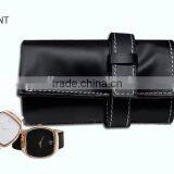 Wholesale Large Capacity Genuine Leather Watch Storage Bag Six Purse Travel Watch Bag Jewellery Pouch thumbnail-6
