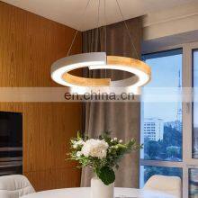 Modern Fashion Simple Personality Circular Chandelier Creative Restaurant Living Room Hotel Art Nordic LED Pendant Light thumbnail-3