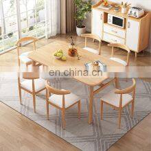 Wholesales Rectangular Dining Tables Wooden Dining Table Modern Tables thumbnail-3