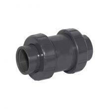 Пластиковый шаровый обратный клапан с резьбовыми концами