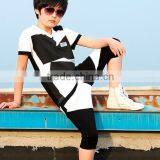 2015 Boy Sports Wear Plain T-Shirt and Sport Strip Pants / Wholesale Clothing Made in China Jiangxi thumbnail-3