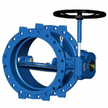 Double Flanged Eccentric Butterfly Valve for Water Supply and Industrial Pipeline thumbnail-1