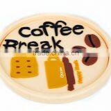Customized Chamber Exclusive Use Soft PVC/rubber Coaster thumbnail-5