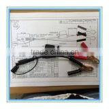 SAE 2 Pin + Alligetor 15A Clamp With 7.5A Molding Fuse Cable Adapter Cable Assembly thumbnail-1