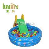 Indoor Children Plastic Slide With Ball Pool