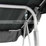 Patio Outdoor Bedroom Adult Swing Chair 3-Seat Metal Garden Hanging Swing Chair thumbnail-5