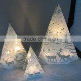 2016 Cheapest Wholesale Glass Christmas Tree Candle Holder thumbnail-3