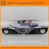 New Arrival High Power LED DRL Light for Peugeot Super Quality Daytime Running Light LED for Peugeot 308 2012-2014