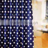 White Wave Point Hot Sale Shower Curtain With Hook thumbnail-1