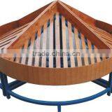 Unique Fan Vegetable and Fruit Display Rack