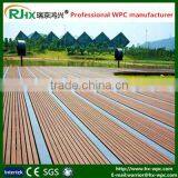 Plastic Outdoor Wood Deck Flooring /outdoor Environmental Wpc Decking Floor With Solid and Hollow Design