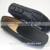 Cool black PU shoes for men.