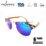 custom your own sunglasses metal sunglasses greeen mirro sunglasses