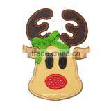 Reindeer Christmas Holiday Embroidery Logo Applique thumbnail-1