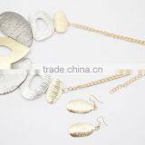 Indian Gold Plated Necklace Set Light Weight Gold Necklace Set thumbnail-2