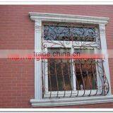 Toping-selling Newest Wrought Iron Window Grill Design thumbnail-1