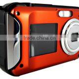 DC16 Waterproof Digital Camera 16.0 Mega Pixels Dual Screen Display hd Sports Camera