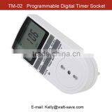 Programmable Digital Timer Switch Italy Plug 16A 3680W thumbnail-4