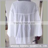 Golden Supplier White Cotton Dressing Gown Nightgown thumbnail-2