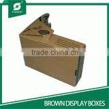 BROWN CARDBOARD DISPLAY BOXES WITH CUSTOM LOGO thumbnail-4