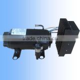 R134a gas Horizontal rotary DC 12/24 compressor for solar power air conditioning cooling units