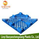 1200x1000x140mm New Polyethylene HDPE Blue in China Mesh Nine-feet Single Side Plastic Pallet for Flat Use thumbnail-6