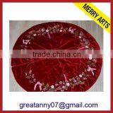 Velvet Christmas Tree Skirts Hanging Glass Tealight Holder thumbnail-6