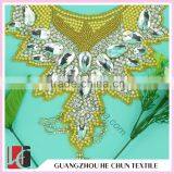 HC-0152 China Wholesale Sewing DIY Rhinestone Appliques Collar Trimming Quality Choice thumbnail-3