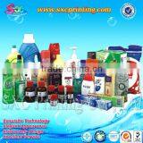 class 1 vivid color plastic bottle labels