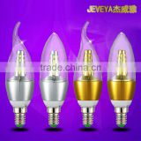 High Brightness Aluminum Alloy 5W LED Bulb Light 220V E14 LED Candle Light