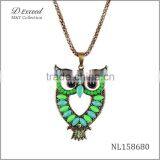 Factory Wholesale Owl Pendant Necklace,cute Owl Pendant Necklace NL158680-1