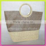 Elegant Designer Beach Bag Ladies Jute Handbag Wholesale thumbnail-2