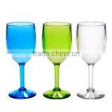 Colorful Plastic Wine Goblet