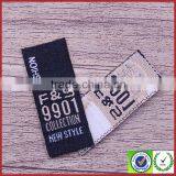 Custom Woven Labels Low Minimum Cheap Cham Woven Private Labels for Clothing thumbnail-4