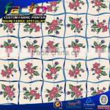 Floral Vintage Linen Cotton Canvas Fabric for Sofa, Great Quality