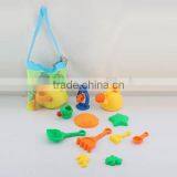 Summer Funny Beach Sand Molds Kids Toys Beach Big Kettle (11 PCS) thumbnail-1