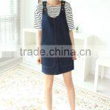 Short Sleeve Sexy Jean Blue Printed Women Bandage Dress thumbnail-5