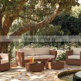 Cheap Wicker Synthetic Rattan Sofa Set Outdoor Furniture - Poly Rattan Sofa Set - PVC Rattan Garden Sofa thumbnail-1