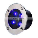 High Power LED Tempered Glass Led Solar Underground Lights thumbnail-3