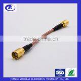 0.1m RG316 Jumper Cable With SMB Female Straight Connector on Both Sides thumbnail-2
