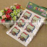 3D Named Sticker Embossing Sticker