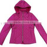 Apparel Stocks Lady Warm 75D Polyester Padded Jacket With Hoody thumbnail-6