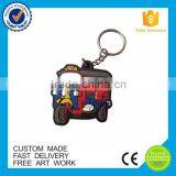 3D Custom Car Shape Soft Pvc Keychains thumbnail-1
