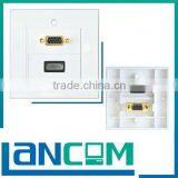 HDMI WALL PLATE FEMALE WITH VGA thumbnail-1