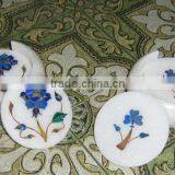 Marble Inlay Decorative Coasters Set Manufacture